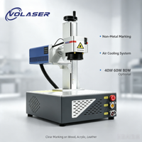 Machine de marquage et de gravure laser CO2 Galvo à tube non métallique VOLaser haute précision et zéro perte RF 40W 60W 80W refroidie par air