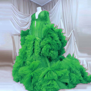 Robe de maternité pour séance photo, vente en gros, haute qualité, robe de <span class=keywords><strong>grossesse</strong></span> pour femme, longue et fluide, robes de défilé de mode - Product Image 3