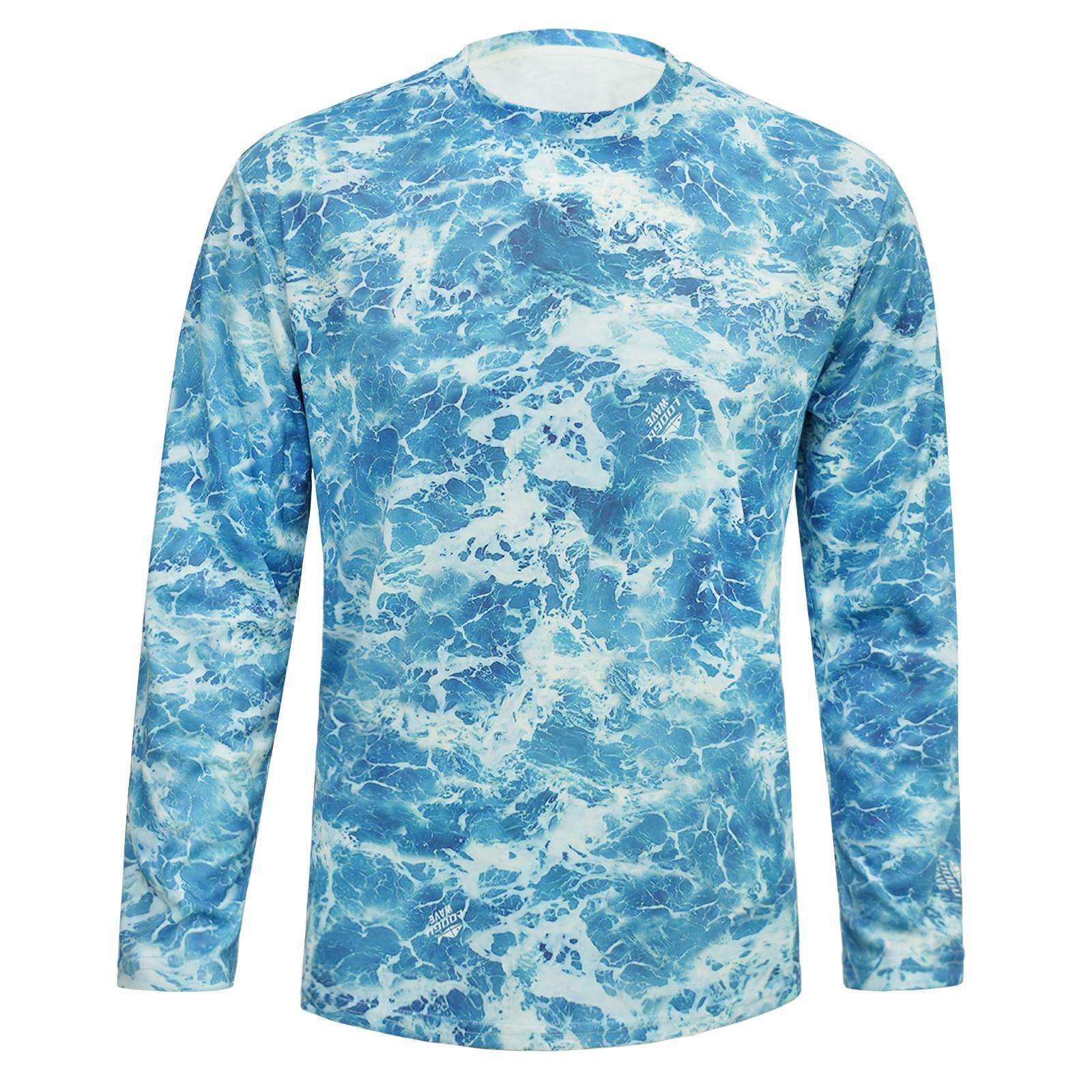 patrón de ondas azul claro