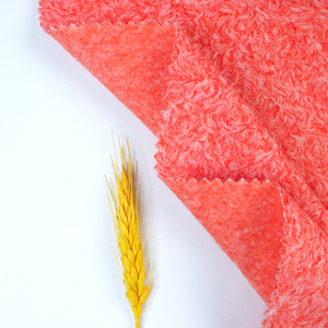 Vải Dệt Nguyên Liệu 100% Polyester Màu Rắn Thân Thiện Với Môi Đồng Bằng Dệt Kim Terry Cực Fleece Mù<span class=keywords><strong>a</strong></span> Đông Vải Cho Hàng May Mặc - Product Image 6