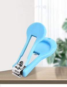 Nouvel ensemble de coupe-ongles de sécurité pour bébés, lame incurvée en acier au carbone, petite mâchoire, coupe-ongles pour doigts et orteils de bébé, avec récupérateur en plastique - Product Image 2