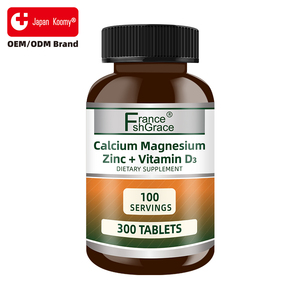 Comprimés OEM Shecome Calcium Magnésium Zinc avec vitamine D3 pour les os, les muscles, le système immunitaire et l'humeur. Calcium Magnésium Zinc avec vitamine D. - Product Image 2