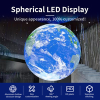 Intérieur P1.8 P2 P2.5 P4 Cylindre Flexible Publicité Led Panneau D'affichage Colonne Ronde Led Mur Personnalisé Forme Écran Led