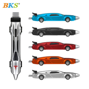 Độc đáo mới thiết kế xe mô hình nhựa bút bi với biểu tượng tùy chỉnh <span class=keywords><strong>1</strong></span>.0 mét mực màu xanh - Product Image 2