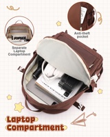 Grand sac à dos pour ordinateur portable pour étudiantes, collégiennes, lycéennes, sac à dos de voyage, sac à dos de jour