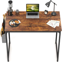 Table de bureau d'ordinateur de bureau extensible pliable simple et peu coûteuse pour bureau chambre étude des enfants avec sac de rangement
