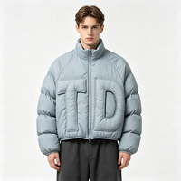 Veste varsity pour homme en tissu PU coupe-vent écologique, imprimé, design oversize, fermeture éclair, streetwear d'hiver