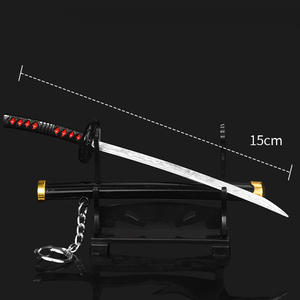 日本のアニメ悪魔キラーサムライソードキーホルダーコスプレハロウィーンパーティーAccessoirss Masqurades小道具クリスマスギフト室内装飾 - Product Image 2