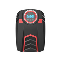 Compresseur d'air portable 12V en gros, gonfleur de pneus numérique avec arrêt automatique, pompe à pneus électrique pour voiture avec lumière et écran numérique