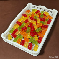 Panier de congélation robuste en plastique recyclable pour fruits de mer, avec grille ventilée, pour crevettes entières et crevettes décortiquées, idéal pour la surgélation rapide.