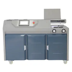 Máquina de encadernação automática para notebook G60, máquina de encadernação com cola para livro perfeito, ideal para serviços pesados