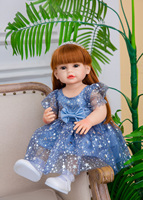 Boutique de mode Silicone Vinyle Reborn Poupée Réaliste 24 pouces Bébé Reborn Poupée Bébé Jouet Poupées pour Enfants Filles