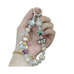 Colgante de Oso de Dibujos Animados Kawaii, Estilo Y2K, Cadena de Cuentas, Cordón Hecho a Mano, Colgante <span class=keywords><strong>para</strong></span> Bolso, Llavero, Correa de Muñeca <span class=keywords><strong>para</strong></span> Niña - Product Image 5