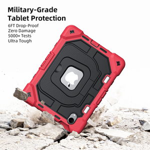 Casing Tablet Silikon Defender untuk iPad Mini 6 Mini 7 8.3 inci dengan penyangga kokoh dan tali bahu terintegrasi - Product Image 5