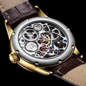 Drop Shipping Aesop 3D Horse Dial Real Tourbillon Men Watch Diamond <b>Scale</b> Skeleton Manual Movement <b>Mechanical</b> Sapphire Watches - Product Image 6
