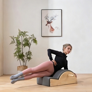 Corrector <span class=keywords><strong>de</strong></span> Columna Vertebral <span class=keywords><strong>de</strong></span> Madera Premium para Pilates, Soporte Ergonómico para la Espalda, para Alineación <span class=keywords><strong>de</strong></span> Postura y Entrenamiento <span class=keywords><strong>de</strong></span> Flexibilidad, en Venta - Product Image 1