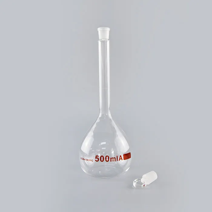 Transparente laboratorio volumen frasco