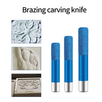 Diamante Granito Mármol Máquina de grabado Herramienta Soldadura CNC Piedra Tallado Router Bits OEM