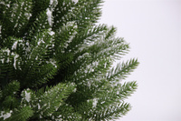 Pohon Natal Mini Berlapis Salju untuk Meja, Ranting Pinus Buatan, Pohon Pinus Natal Kecil untuk Dekorasi Rumah di Dalam Ruangan saat Liburan