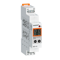 DAQCN TBT7-F1 Relay Waktu Digital Multifungsi 12-240V Din Rail Relay Elektronik Penunda Waktu Timer
