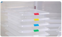 Conteneur Gastronorm GN en polypropylène incassable, taille 1/6, bacs alimentaires en PP, capacité 5L, plateau de buffet pour hôtels et restaurants