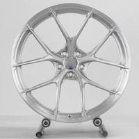 Jantes forgées 5x120 5x112 pour Chevrolet Corvette C7 C6 C8 C5 ZR1 Z06 19 20 21 22 24 pouces, jantes en alliage concaves argentées brossées