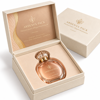Boîte à couvercle en papier sur mesure, style livre, étui cadeau pour parfum, emballage écologique, fabrication sur mesure