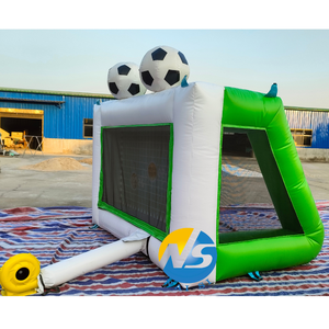 Portería de Fútbol Inflable Verde, Arena de Juego Portátil para Patio Trasero, Playa, Juego de Fútbol, Juego de Tiro al Arco, Deportes Interactivos en Venta - Product Image 3