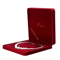 Boîte à bijoux en cuir personnalisée, emballage de luxe pour bagues, présentoir à bijoux, boîte à colliers en velours, avec logo