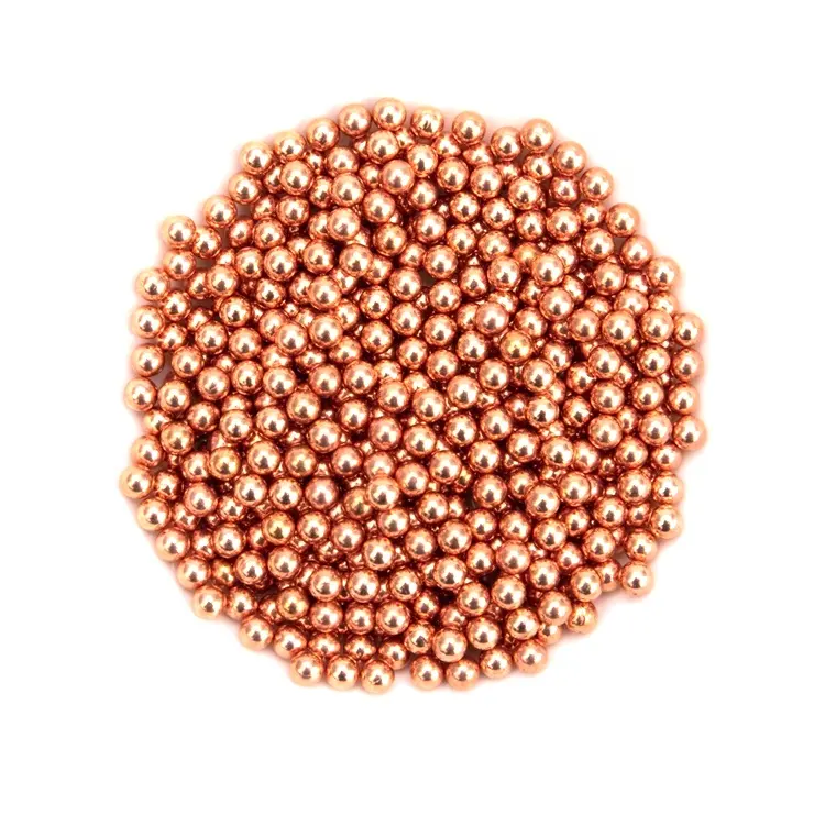 Kleine Kugel aus reinem Kupfer 0,5mm 1mm 1,5mm 2mm 2,5mm 3mm 4mm Perlen aus massivem Kupfer