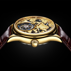 Envío Directo, Reloj de Pulsera Mecánico AESOP Tourbillon Skeleton con Movimiento de Cuerda Manual para Hombre, Reloj de Lujo a Prueba de Agua con Cristal de Zafiro - Product Image 2