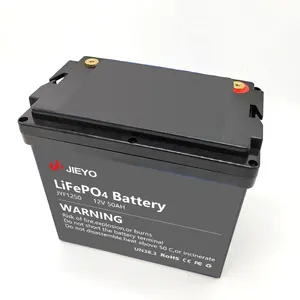 12V 50AH 12V 100AH LiFePO4 Battery Pack For AGV Battery RV Camping Caravan LED Street Light