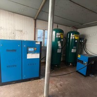 Compresseurs d'air à vis PM VFD de 7-37 kW 8 bars pour les lignes de production des petites et moyennes usines, fourniture complète d'équipements associés