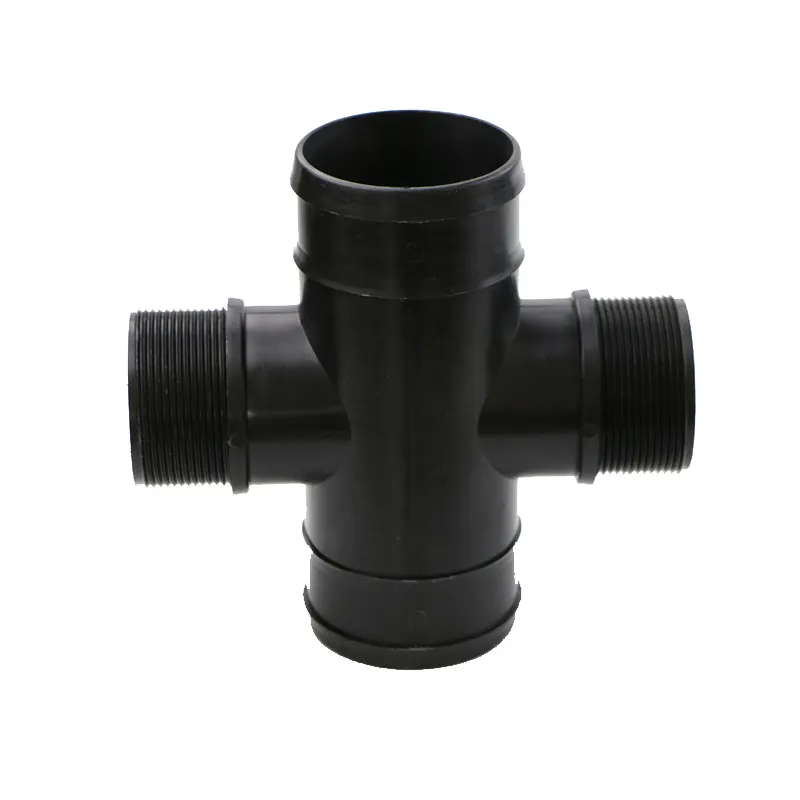 Hot china produce plastic tee irrigation pipe fitting/hose connector