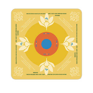 Tapete de Mahjong Morado Real con Líneas Doradas, Base de Fieltro Antideslizante, Calidad Profesional, Venta al Por Mayor Directa de Fábrica - Product Image 1