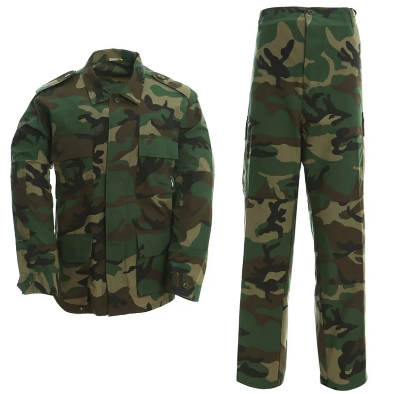 เครื่องแบบบุรุษ bdu เสื้อยูนิฟอร์มผ้าคอตตอนพิมพ์ลาย S-4XL ทะเลทราย