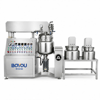 Machine de mélange de détergent liquide 100L, cuve homogénéisante chauffée à la vapeur en acier inoxydable 316 pour détergent