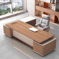 Mesa Ejecutiva de lujo para oficina mueble moderno de oficina escritorios de oficina muebles de oficina silla ergonomica oficina