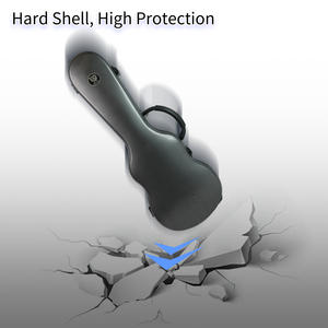 Estuche rígido para guitarra acústica con logotipo personalizado de fábrica OEM, bolsas para guitarra <span class=keywords><strong>PRS</strong></span>, mochila portátil para Violín con correas - Product Image 6