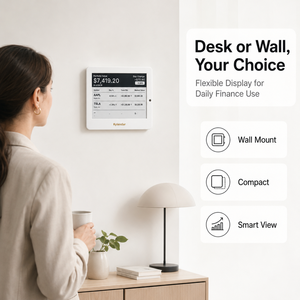 Calendrier financier intelligent Kylenar Mini avec affichage <span class=keywords><strong>du</strong></span> portefeuille en papier électronique pour les investisseurs, à fixer au mur, pour la maison ou le bureau - Product Image 4