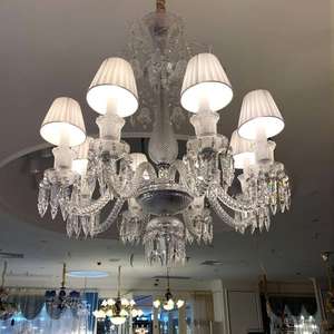 Francia Crystal Light Zenith Chandelier Lámpara colgante decorativa interior para Club House Hall Holiday Resort <span class=keywords><strong>Casino</strong></span> Saloon Shop - Product Image 4