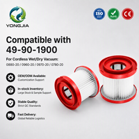 OEM/ODM 쑤저우YJ HEPA 교체용 먼지 수집 카트리지 필터 밀워키 49-90-1900 수동 진공청소기 차량용