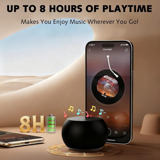 Plug-in card wireless speaker, portable mini supercar metal subwoofer, outdoor mini wireless speaker