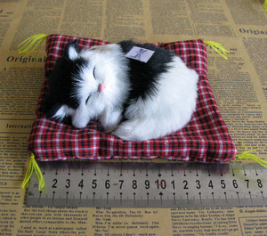 งานฝีมือแมวนอนจำลองของขวัญขนสัตว์และของตกแต่งรถยนต์สำหรับวันวาเลนไทน์สั่งซื้อขั้นต่ำ1ชิ้น - Product Image 3