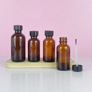 Glass Dropper <b>Bottles</b> Wholesale 100ml Essential Oil <b>Bottle</b> 1oz Dropper <b>Bottle</b> With Brush - Product Image 4