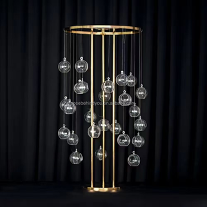 <span class=keywords><strong>Support</strong></span> <span class=keywords><strong>de</strong></span> <span class=keywords><strong>fleurs</strong></span> doré brillant pour table <span class=keywords><strong>de</strong></span> mariage, centre <span class=keywords><strong>de</strong></span> table en métal doré pour décoration <span class=keywords><strong>de</strong></span> table <span class=keywords><strong>de</strong></span> mariage - Product Image 4