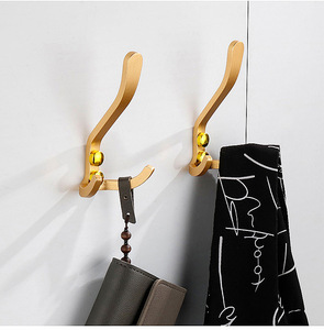 Không Gian Nhôm Quần Áo Móc Phòng Ngủ Đôi Tường Móc Trang Trí Cửa Gắn Móc Chìa Khóa Mũ Móc Áo Thời Trang Áo Choàng Móc - Product Image 4