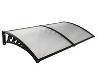 Auvent léger en plastique OEM avec panneau pare-soleil creux pour les distributeurs de matériaux de construction