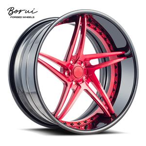 Roues forgées Borui 5x112 5x120 5x114.3 5x1143 17 <span class=keywords><strong>18</strong></span> 19 20 21 22 23 24 <span class=keywords><strong>pouces</strong></span> jante de voiture pour E90 F30 W464 personnaliser les roues de voitures - Product Image 3