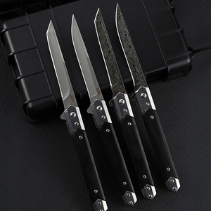 Nouveauté : Couteaux pliants tactiques de survie pour l'extérieur, couteaux de poche en bois pour la gravure - Product Image 3